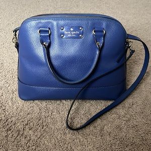 Blue/purple cross body purse